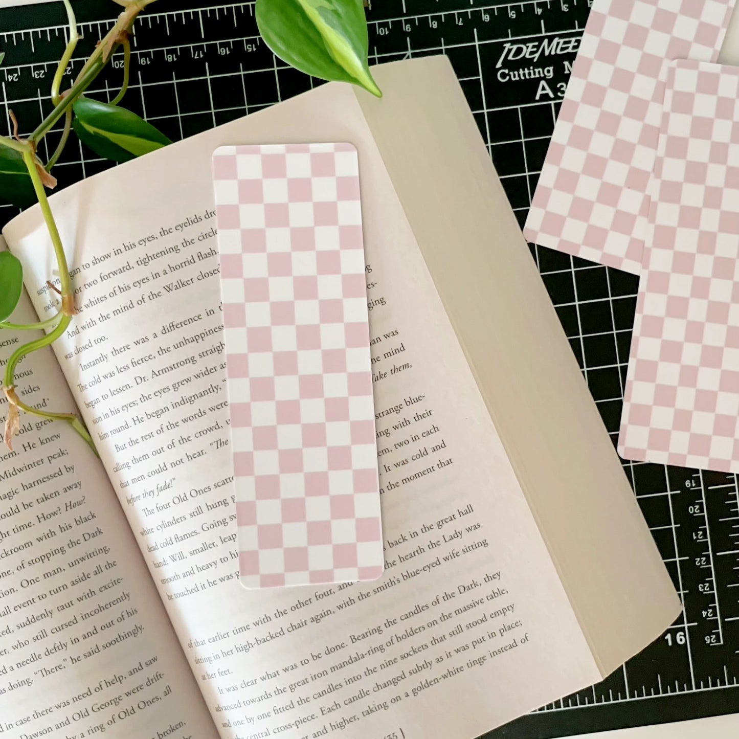 Pink checkerboard