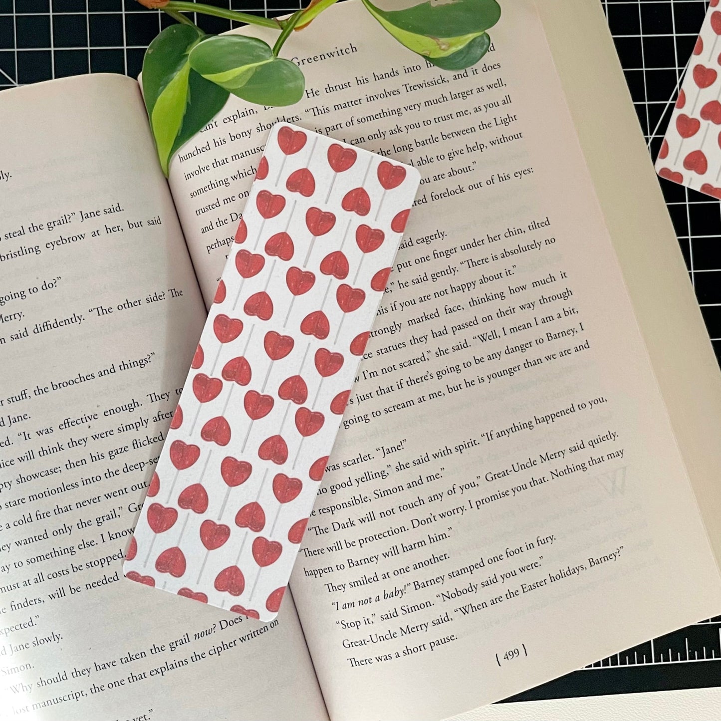 Candy Hearts bookmark