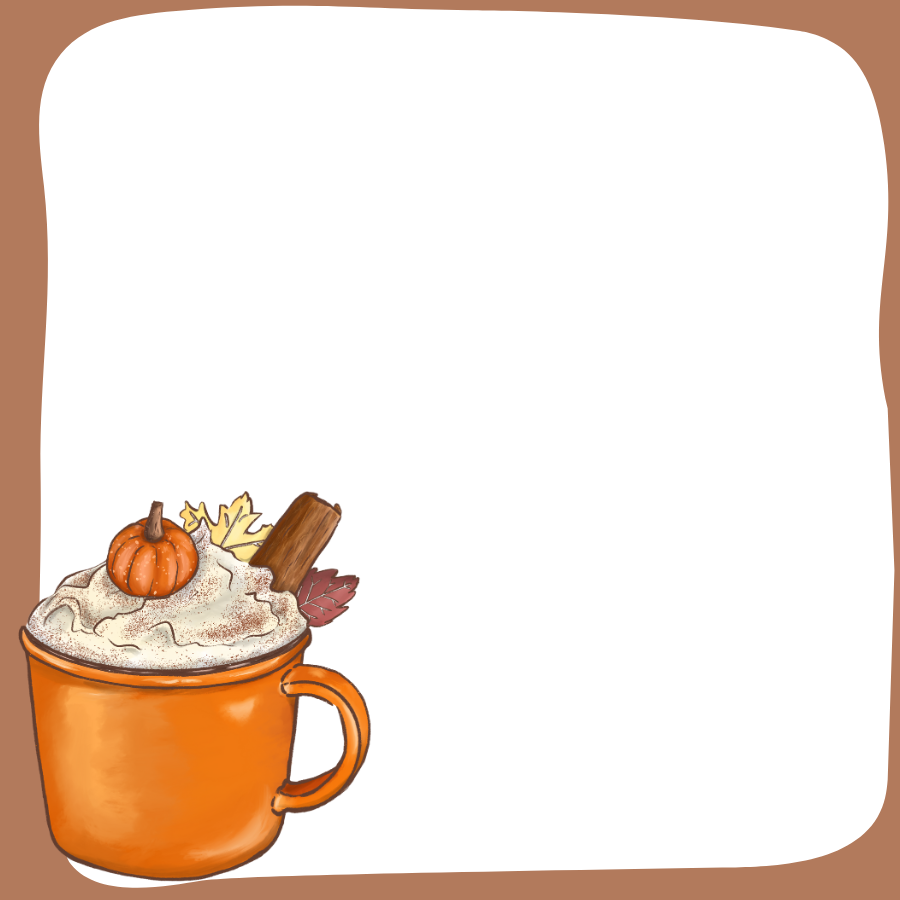 Pumpkin Latte notepad