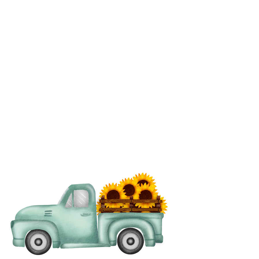 Sunflower Truck notepad