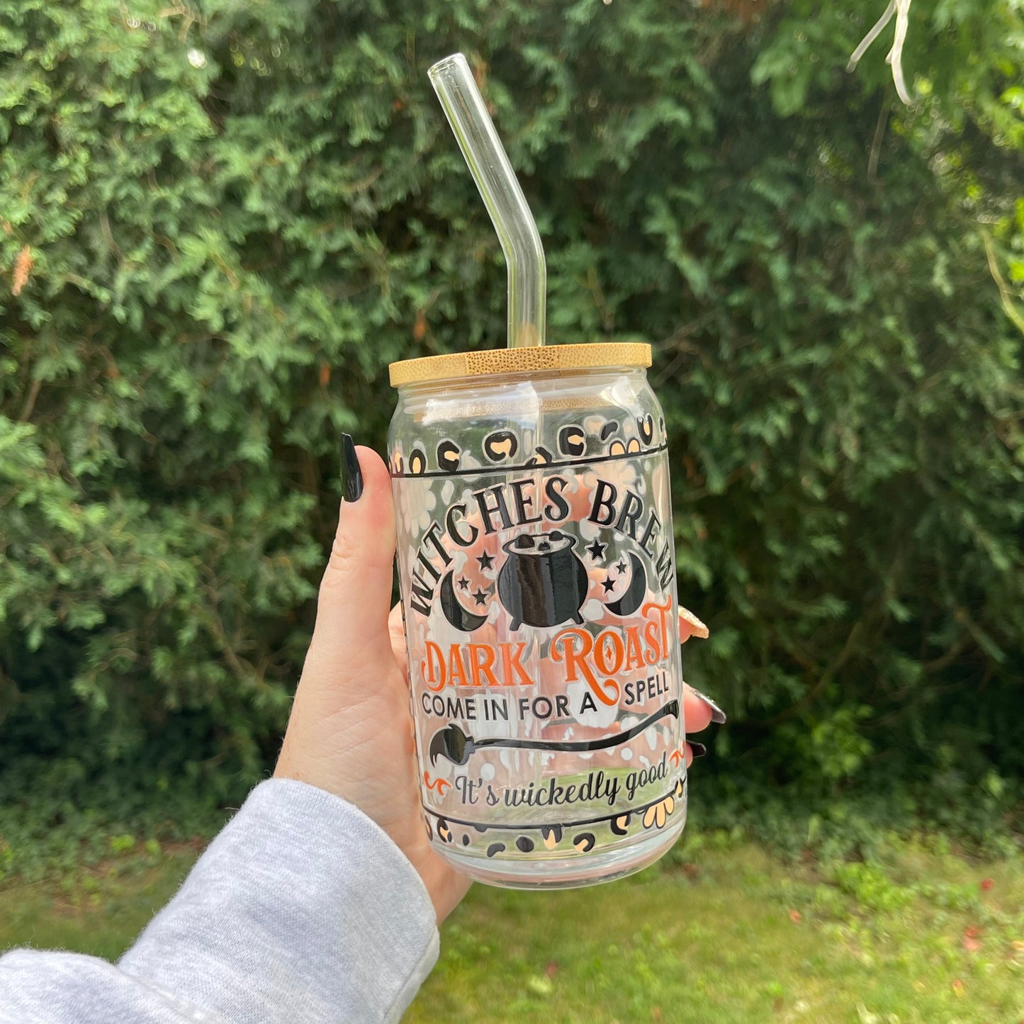 Witches Brew Glass Cup