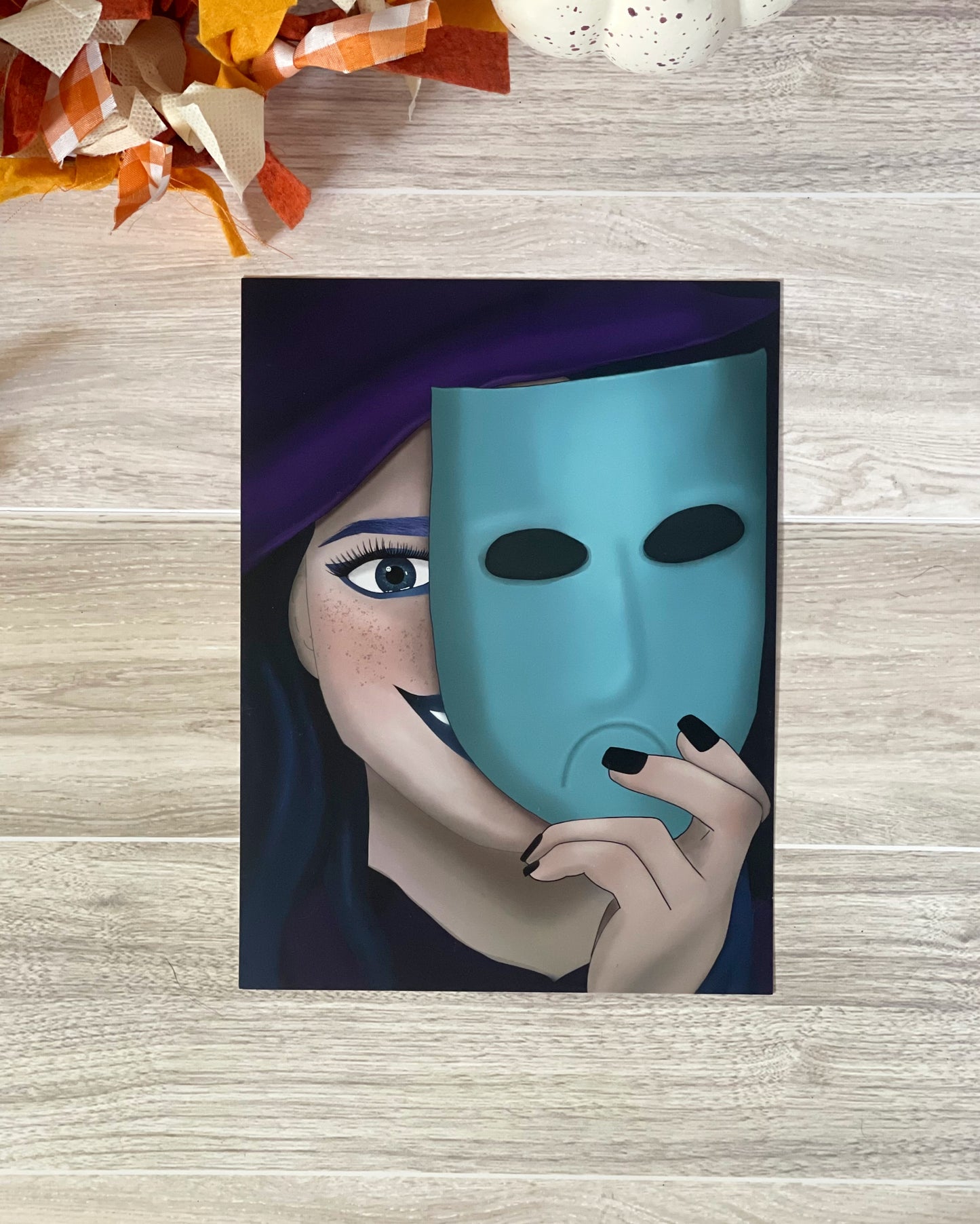 Shocked art print