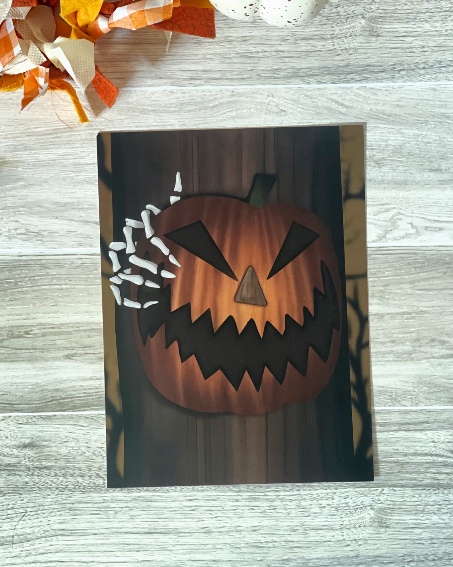 Pumpkin Door art print