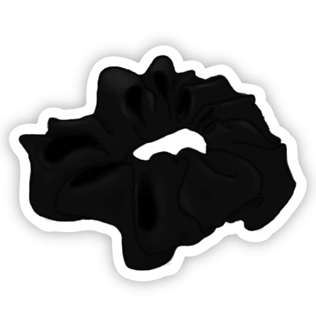 Black scrunchie