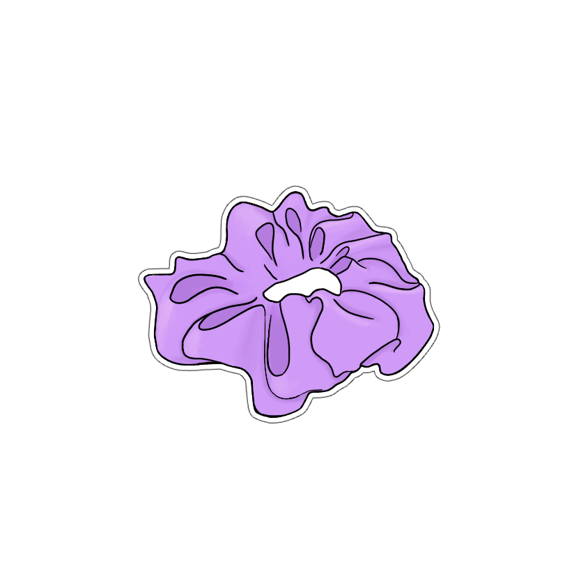 Purple Scrunchie