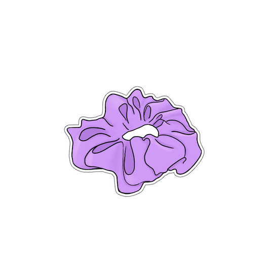 Purple Scrunchie