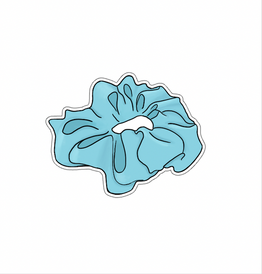 Blue Scrunchie