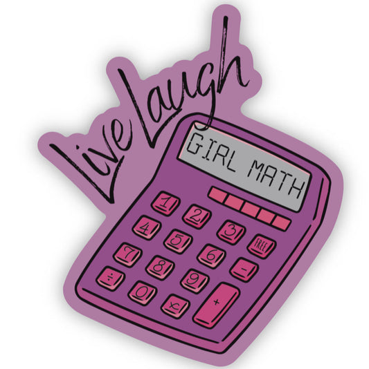 Live Laugh Girl Math