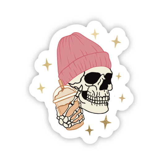 Skull and Iced Coffee