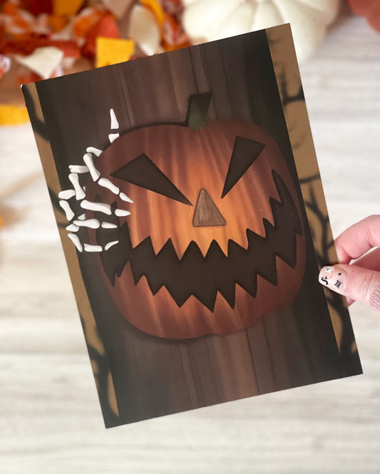 Pumpkin Door art print
