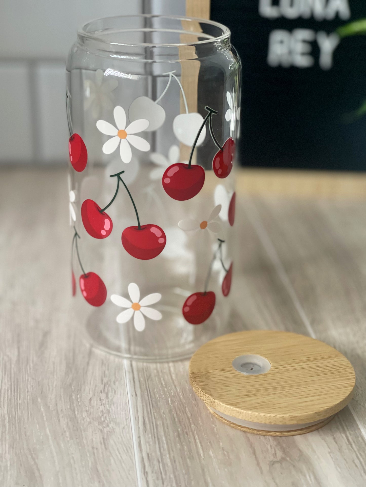 Cherry and Flowers