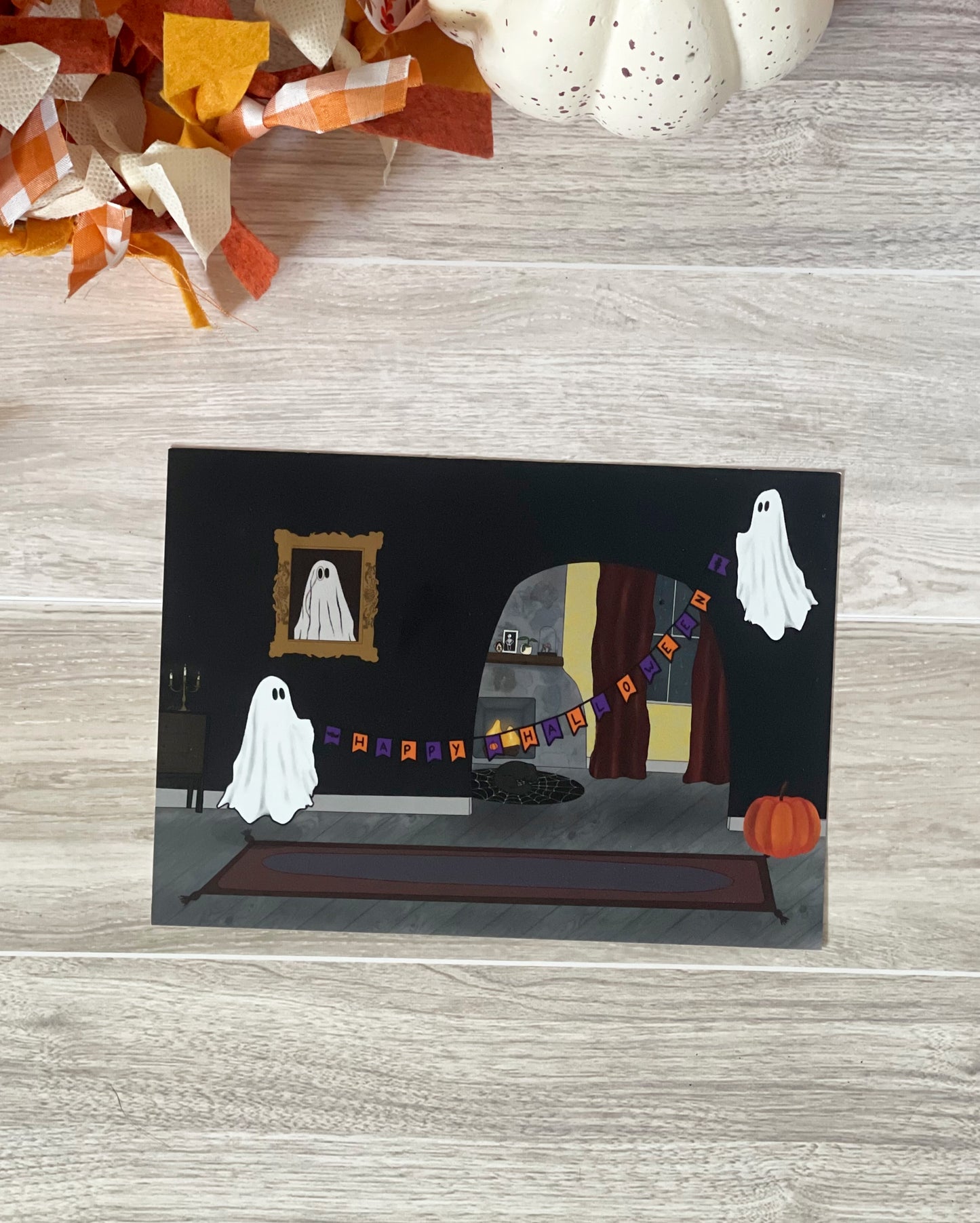 Ghostly Home art print