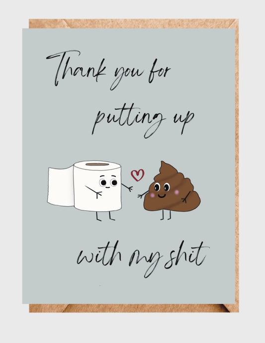 Thank you for putting up with my shit